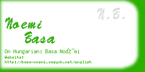 noemi basa business card